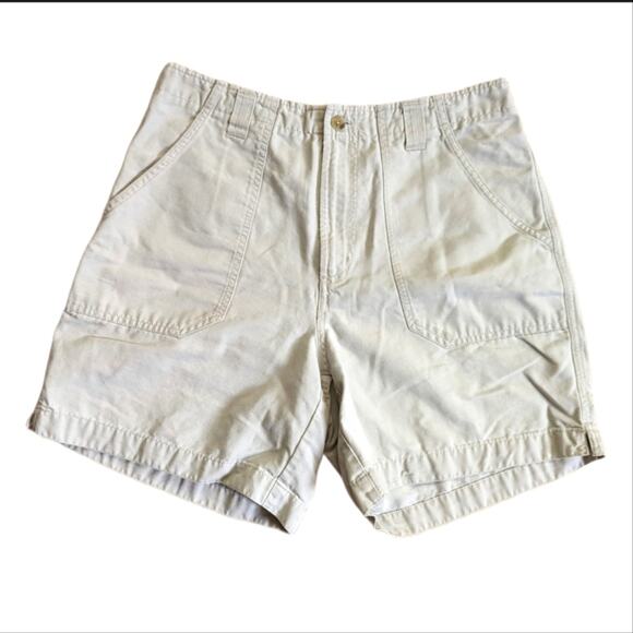 Vintage Columbia High Rise Khaki Mom Hiking Outdoor Camping Safari Shorts - Picture 1 of 3